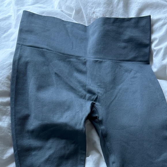 set active grey ribbed workout set - Picture 2 of 2